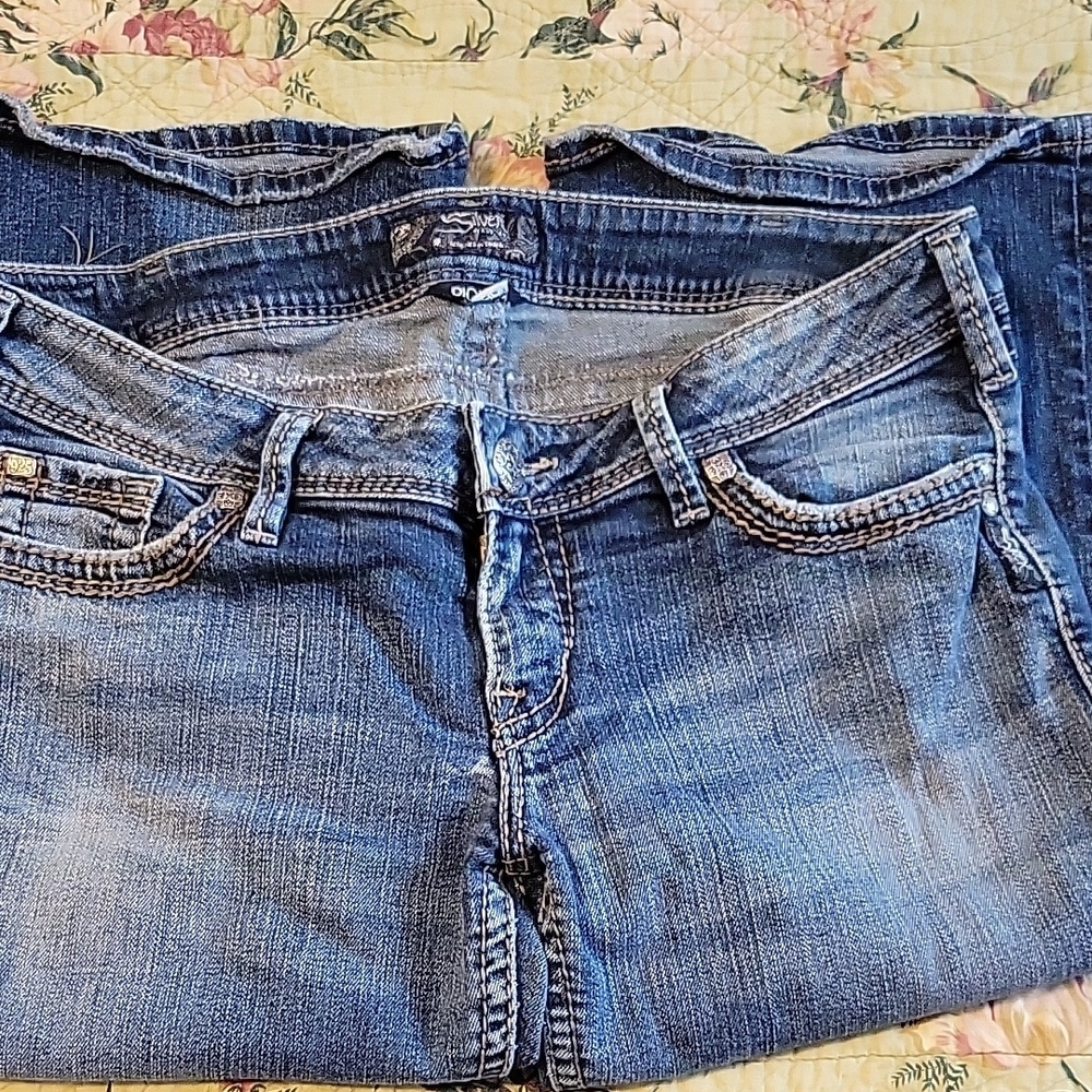 Silver Pioneer Blue Denim Jeans
